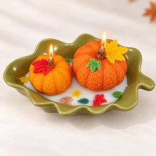 Ръчно изработена био ароматна свещ "Autumn is Here"
